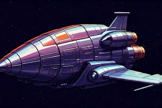 cerate concept art spaceship or vehicle design