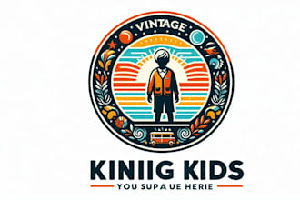create stunning kids logo design