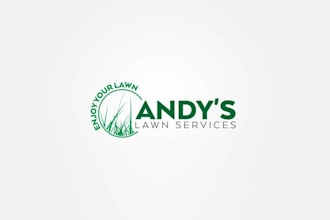 design revolutionary lawn service logo