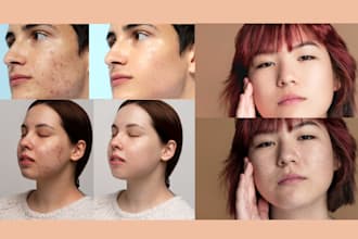 retouch your skin to beautiful faces
