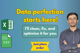 do your excel data cleaning and formatting or split CSV file