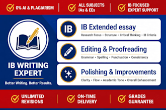 expertly edit and polish your ib extended essay