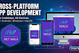 develop a cross platform mobile app using dot net maui