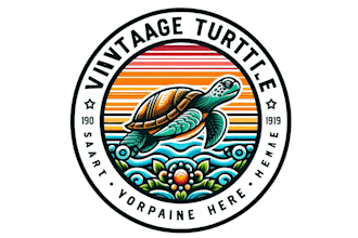 creative a awesome turtle logo design