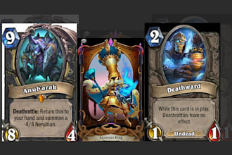 create a board game, card game with full box design