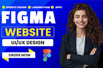 design figma landing page, website ui ux, mockup, figma website