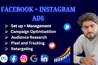 setup and manage hyper targeted facebook instagram meta ads campaign