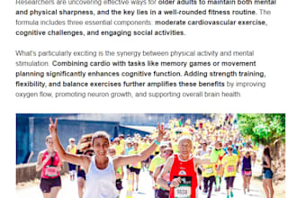 write ai and health newsletters