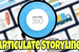 make elearning course in articulate storyline for you