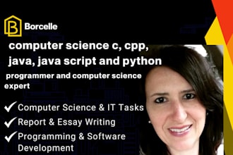 do computer science c, cpp, java, java script and python projects