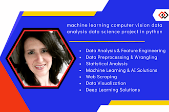 do machine learning computer vision data analysis data science project in python