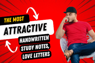 write aesthetic handwritten notes, captions or love letters
