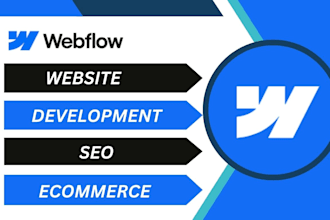 develop, design  webflow website move your website from framer, figma to webflow