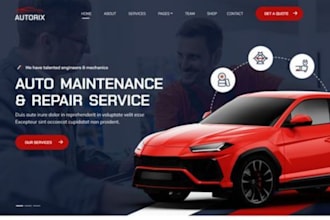 car detailing website auto detailing website, car wash website, auto repairs