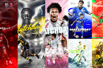create sports gameday graphics