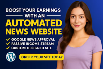 create an autoblog or autopilot automated news website adsense friendly and SEO