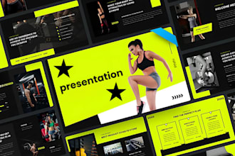 redesign powerpoint presentation, canva, pitch deck, google slides, sales