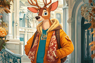 create a disney character and anything you want