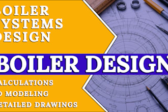 design a boiler room or heating substation system
