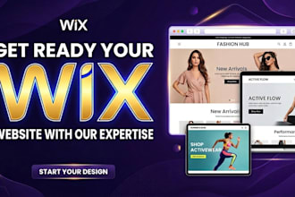 design a high converting wix website and wix website redesign