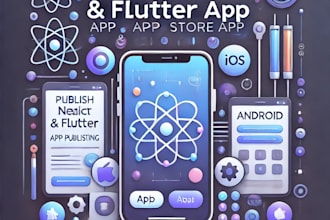 publish react or flutter based ios and android app