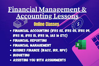 teach you financial accounting and management