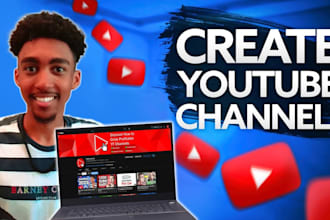 create or setup youtube channel with logo banner for channel monetization
