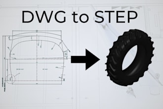convert your 2d autocad files to 3d solidworks, creo cad files