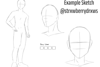 draw a character sheet for you