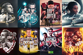 create manipulation and flyer design for sport graphic