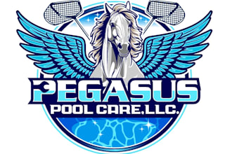 design unique pool care logo
