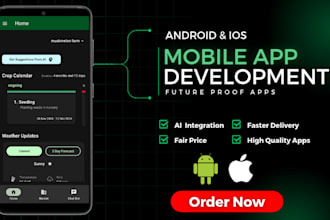 do android and ios app development as flutter developer
