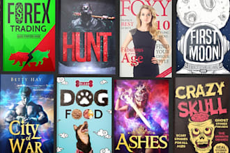 make book, ebook cover, kindle kdp cover or book cover art design for you