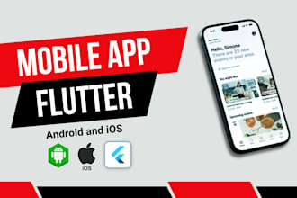do android and ios mobile app development in flutter
