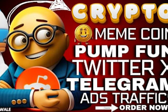 buzz crypto twitter x ads traffic reddit telegram pump fun memecoin management