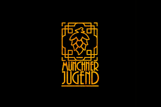 design looking luxury beer brand logo