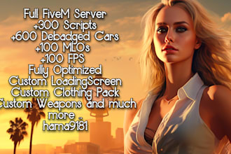 create the newest fivem server with the best scripts