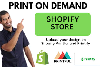 create print on demand pod shopify dropshipping store printful shopify store