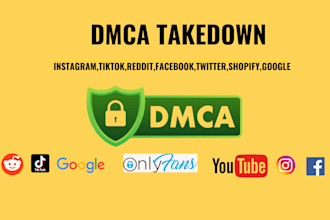 takedown copyright content from onlyfans, tiktok,fb,reddit,yt,google under dmca
