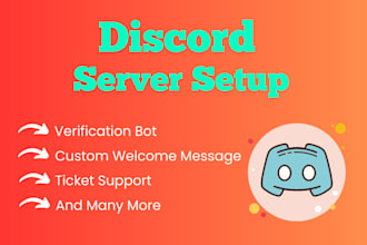be your discord server builder, discord server setup