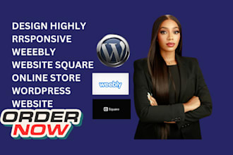 design weebly website showit website square online store wordpress website