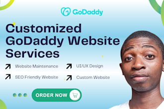design a professional website for your business using godaddy