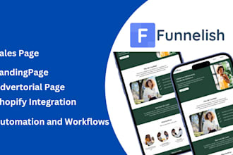 clone funnelish advertorial and sales page creation