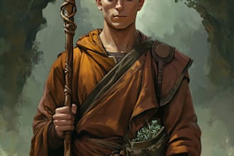 create warcraft fantasy dungeons and dragons illustrations