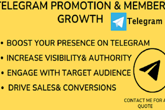 promote your telegram group to get real and active subscribers