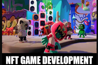 develop nft game blockchain game crypto game and metaverse