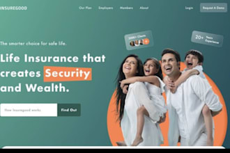 insurance loans website, loan website, finance website, investment website