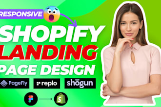 design 3d shopify landing page, shopify website design figma to shopify, pagefly