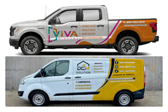 unique car wrap, van wrap, truck wrap, bike wrap, or any vehicle wrap design