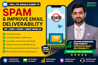 set up spf, dkim, dmarc, cname, and mx records to improve email deliverability